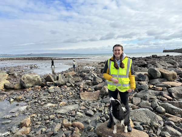 Discover how marine biology and coastal ecology graduate Caitlin is helping to prevent coastal erosion and improve the biodiversity on coastal defence structures